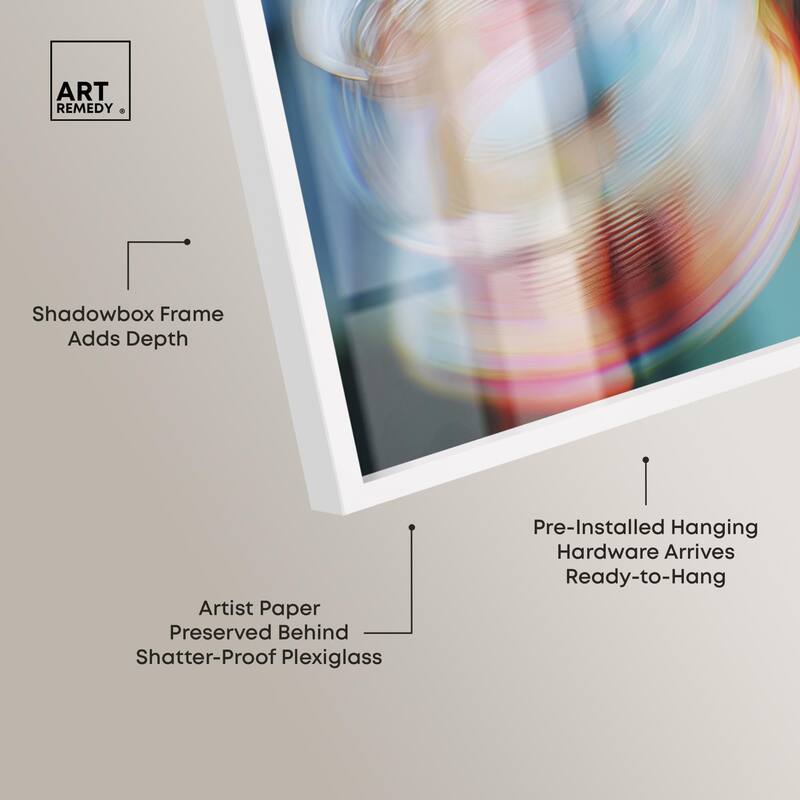 Swirling Light II Shadowbox by Art Remedy
