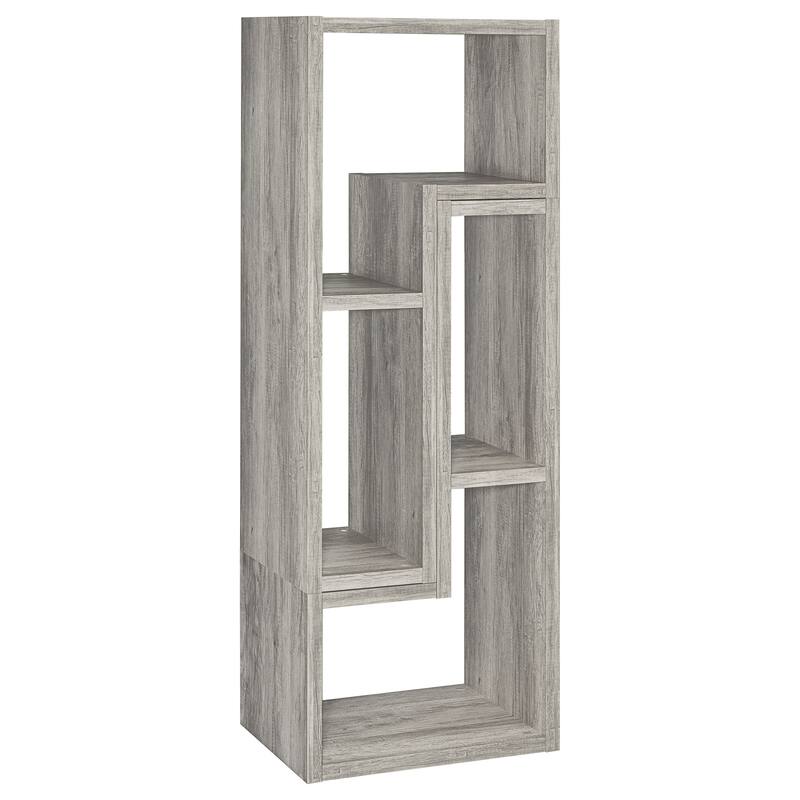 Velma Multipurpose TV Stand and Bookshelf Cappuccino - 47.25" x 15.25" x 22.00"