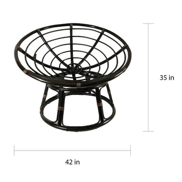 International Caravan Bali 42-inch Papasan Chair (Cushion not Included)