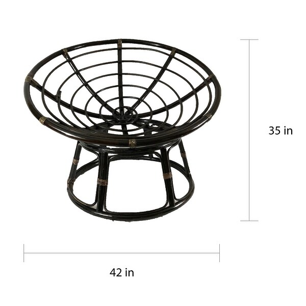 Rattan papasan best sale chair frame only
