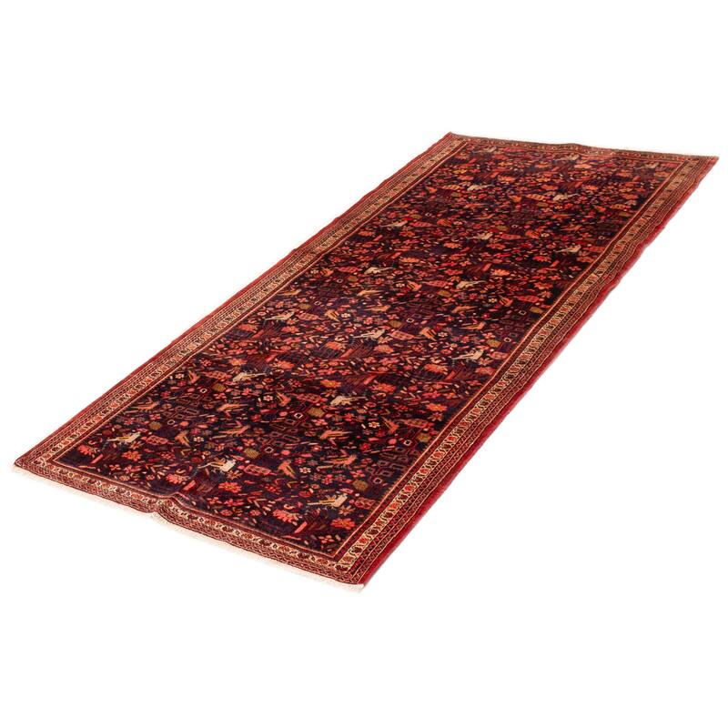 ECARPETGALLERY Hand-knotted Andelz Navy Wool Rug - 4'8 x 9'11