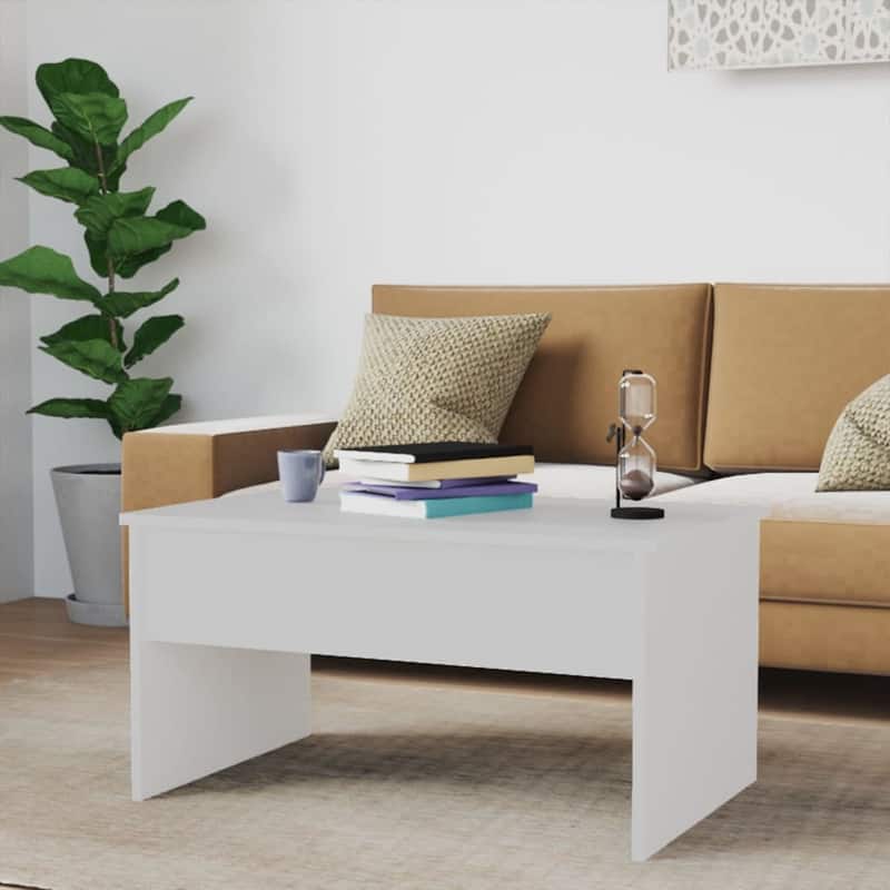 vidaXL Coffee Table Lift Top End Table Accent Side Sofa Table Engineered Wood - 31.5" x 19.9" x 16.3"