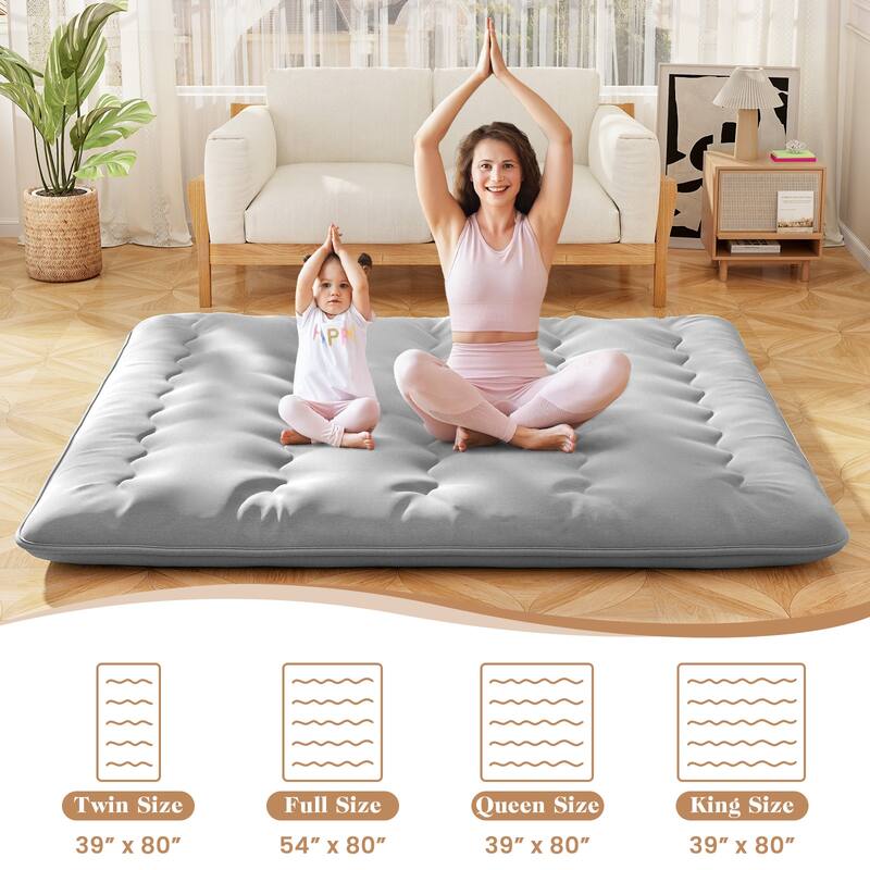 Roll Up Floor Mattress for Camping and Home Use