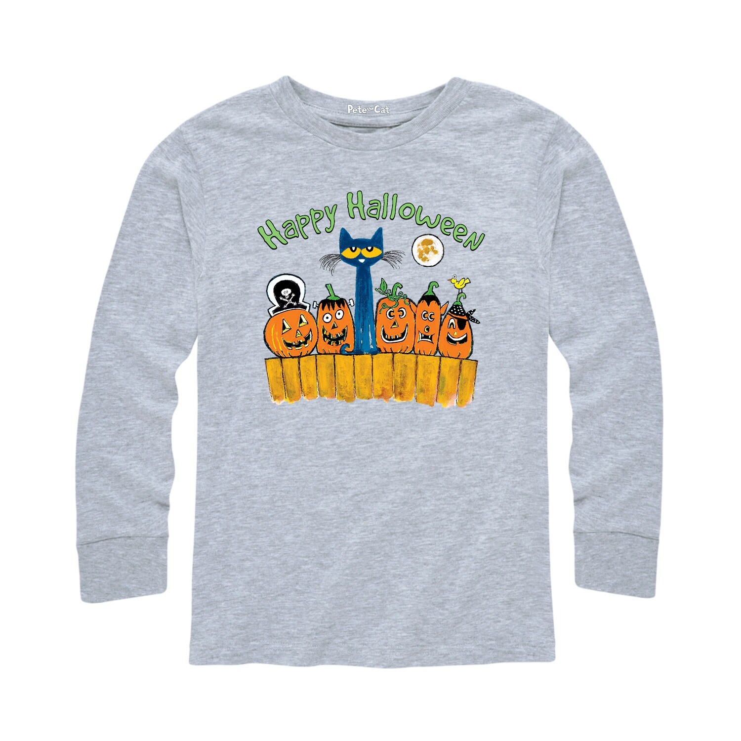 Shop Pete The Cat Happy Halloween Toddler Youth Long Sleeve Tee