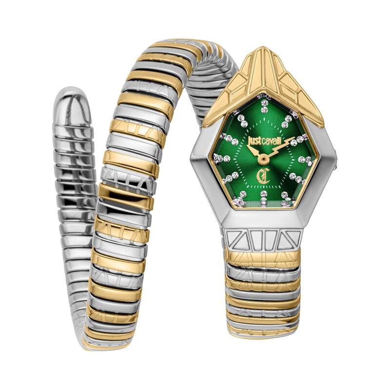 Just Cavalli Women's JC1L358M0075 Quartz Watch - Two-Tone