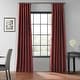 preview thumbnail 76 of 81, Exclusive Fabrics Textured Faux Dupioni Silk Thermal Blackout Curtains (1 Panel)