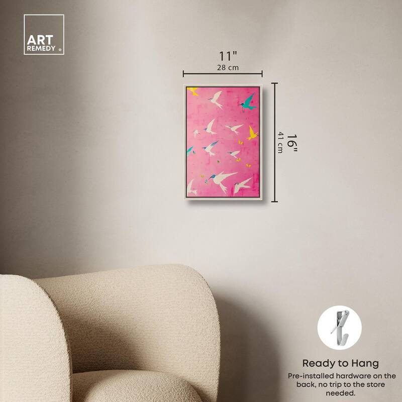 Soaring Sorbet Canvas by Art Remedy