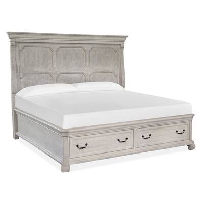 Magnussen Home Paxton Place Dovetail Grey Panel Bed