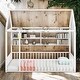 preview thumbnail 2 of 34, Space-Saving Twin Size Kids Bed House Bed with Fence and Shelves