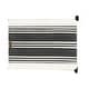 preview thumbnail 1 of 4, THE STAIR BARRIER 43 to 52" Banister to Wall Fabric Baby Pet Gate, Snow/Charcoal - 43-52" Black - 43-52" - Fabric