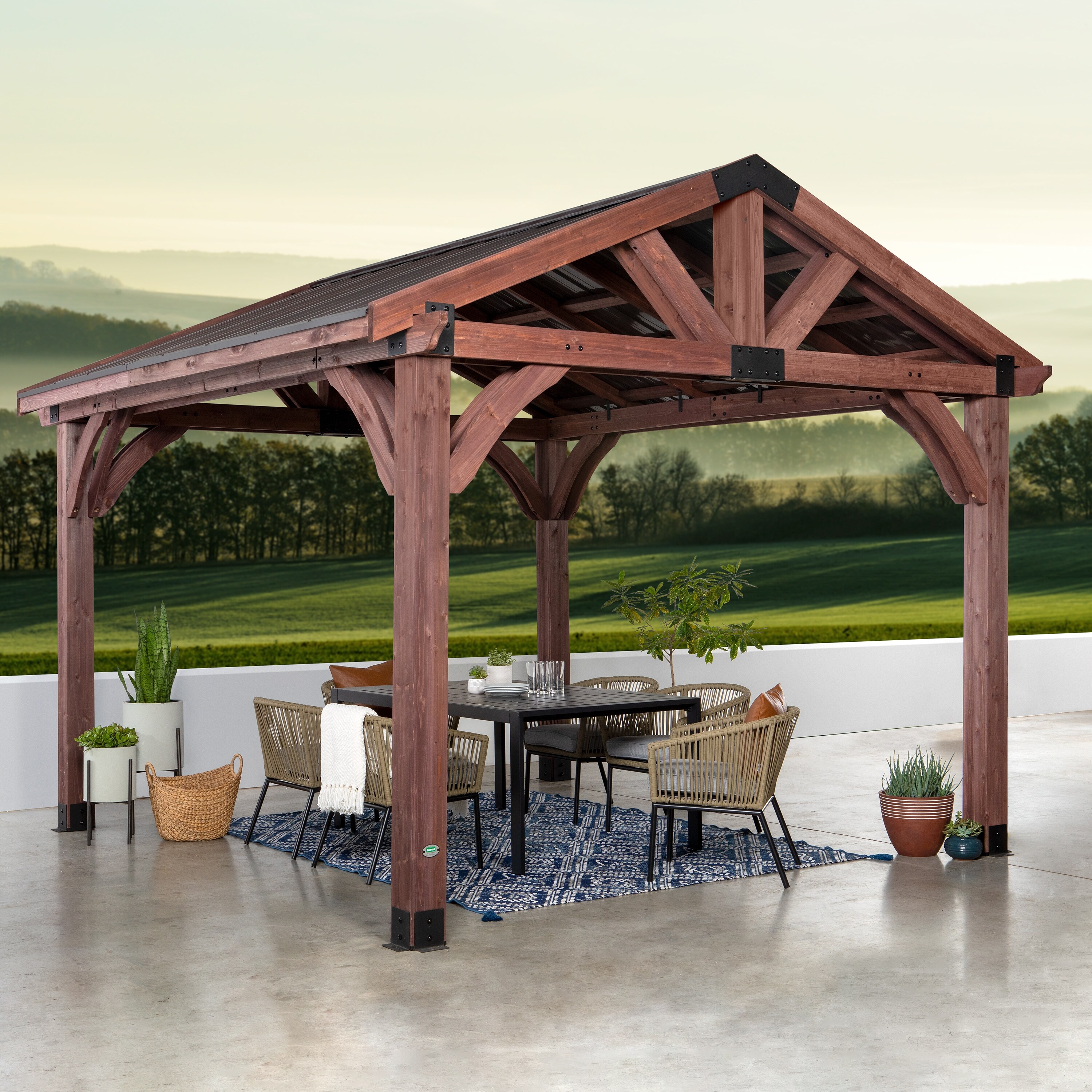 Shop Backyard Discovery Arlington 12 X 12 Gazebo Overstock 31609219