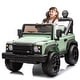 preview thumbnail 1 of 58, 24V Land Rover Defender 90 XXL Ride-On Car for Kids 3-7 with Four-Wheel Suspension, Remote Control, and LED Lights Green