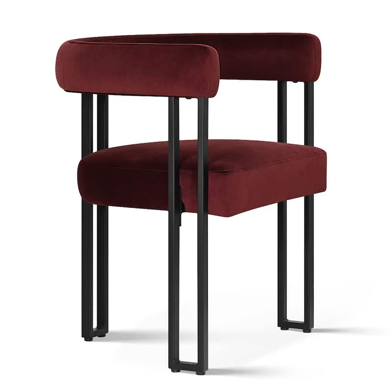 Upholstered Velvet Armchair (Set of 2)
