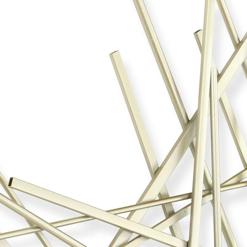 HomeRoots Silver Steel Wall Decor
