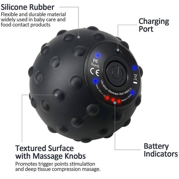 Fitness Training Muscle Release Trigger Point Electric Vibration Massage  Ball - Bed Bath & Beyond