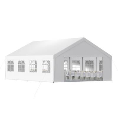 Aoodor Marquee Party Tent with Church Window Sidewalls ,Waterproof Pavillion Tent ,Outdoor Event Tent,Wedding Party Tent