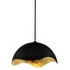 preview thumbnail 1 of 9, Kovacs P1915 Eclos 24" Wide Pendant Coal / Gold Leaf