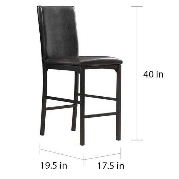 black counter height chairs set of 4