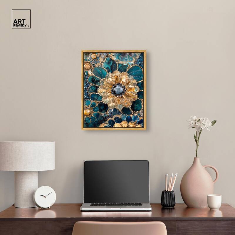 Opulent Geode IV Canvas by Art Remedy