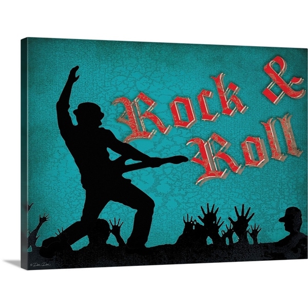 "Rock and Roll" Canvas Wall Art
