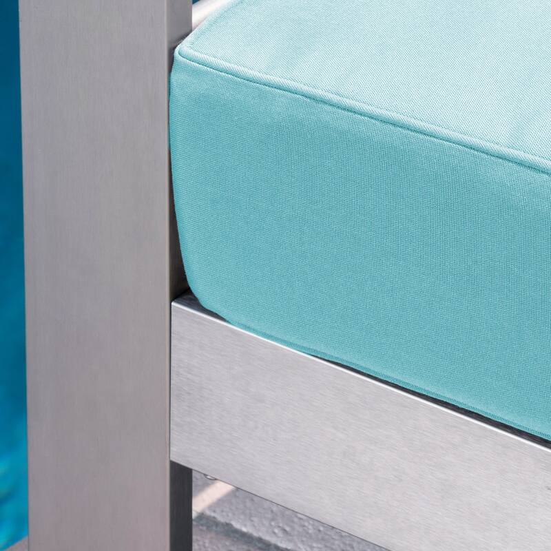 Cape Coral Outdoor 5-Seater Sectional Set by Christopher Knight Home