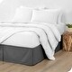 preview thumbnail 2 of 38, Bare Home Pleated Bed Skirt - 15-Inch Tailored Drop Easy Fit