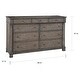 preview thumbnail 2 of 0, Hekman Furniture Lincoln Park Modern, Contemporary, Gray Wash, Large Bedroom Dresser with Nine Drawers