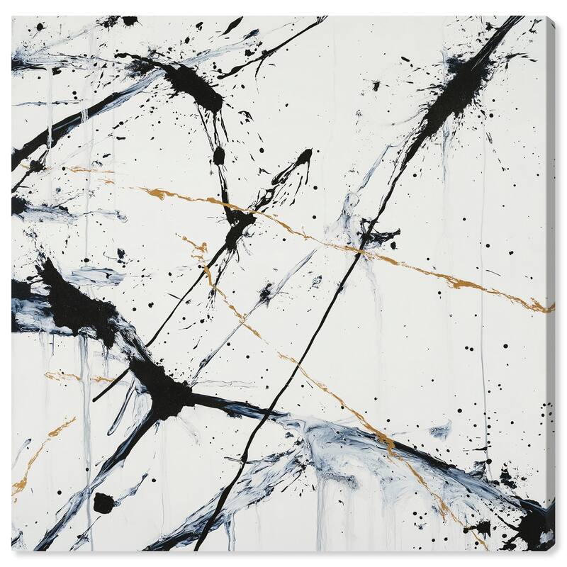 Splintered Impact I Canvas by Art Remedy, Gallery Wrapped - 12" x 12"