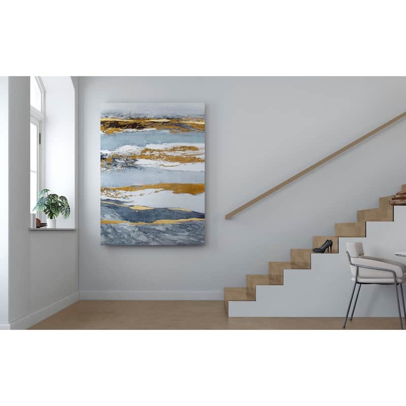 Shimmering Light Hand Painted Canvas