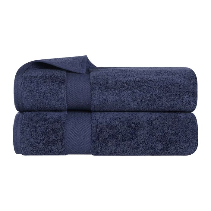 Superior Absorbent Zero Twist Cotton Bath Towel (Set of 2)