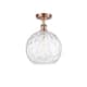 Option Clear Water Glass / Antique Copper