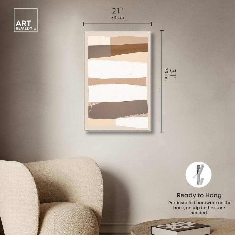 Linear Landscape I Canvas by Art Remedy