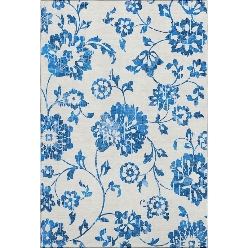 Premium Washable Super Soft Floral Whimsy Mayfield Rug