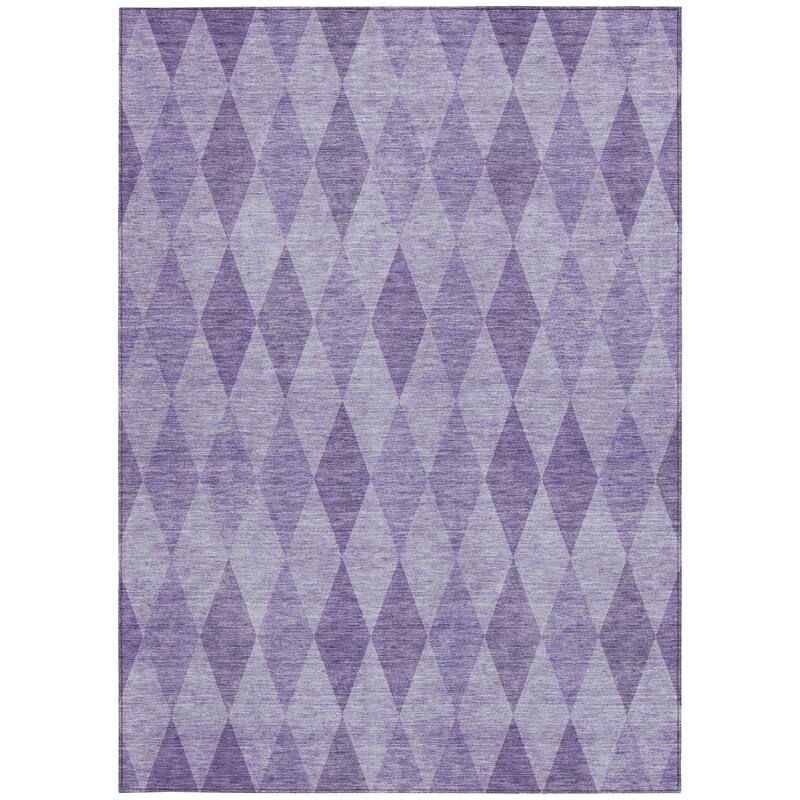 Mafi Modern Geometric Weather Resistant Blended Style Outdoor Rug
