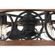 preview thumbnail 11 of 11, Hunter Haven 22" Fandelier Ceiling Fan w/ Light, Remote - Modern, Industrial, Farmhouse - Small Spaces