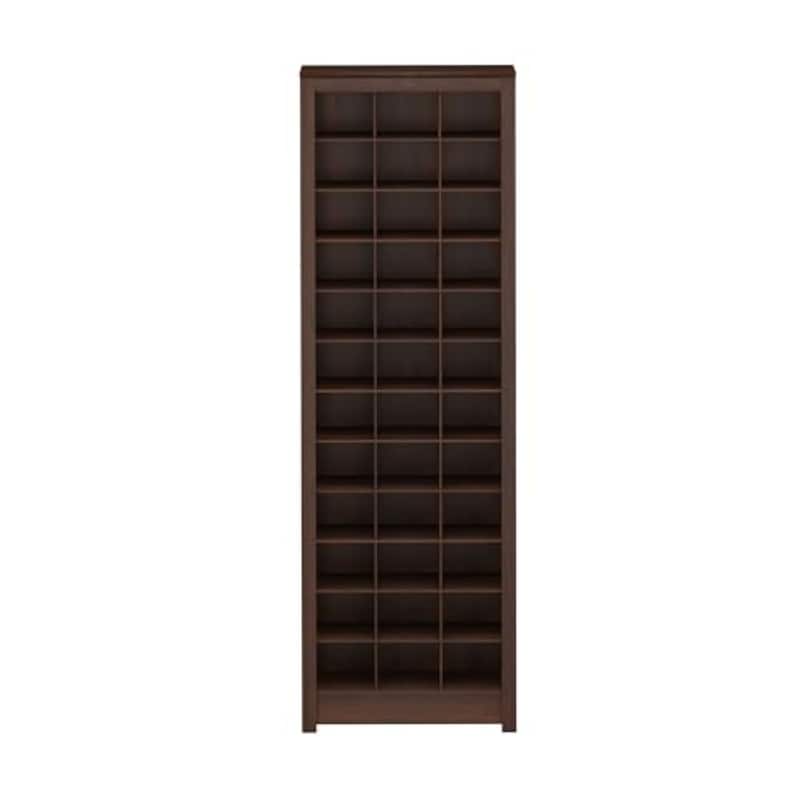 Prepac Everett Espresso Laminate Space-saving Shoe Storage Cabinet