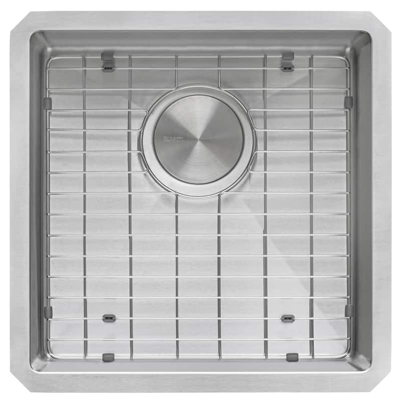 Ruvati 18 inch Undermount Bar Prep 16 Gauge Kitchen Sink Round Corners Stainless Steel Single Bowl - 18 x 18 - 18 x 18
