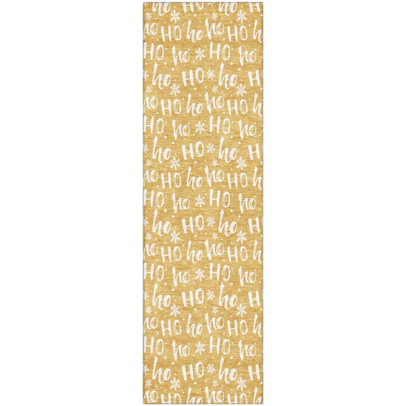 Premium Washable Super Soft Christmas Ho Ho Mayfield Rug