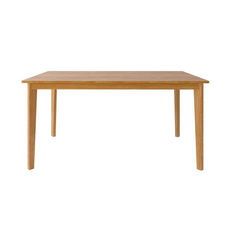 HOMEFUN Solid Wood Multi-function Modern Rectangular Dining Table for Dining Room,Kitchen