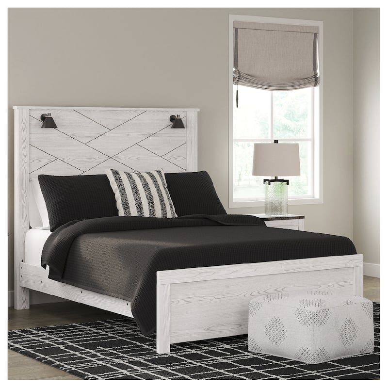 Signature Design by Ashley Gerridan Panel Bed - White - Queen