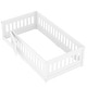 preview thumbnail 24 of 94, White Bed Frame Montessori Bed Twin Size Toddler Floor Bed with Guardrails and Door for Children Boys Girls Kids Playroom