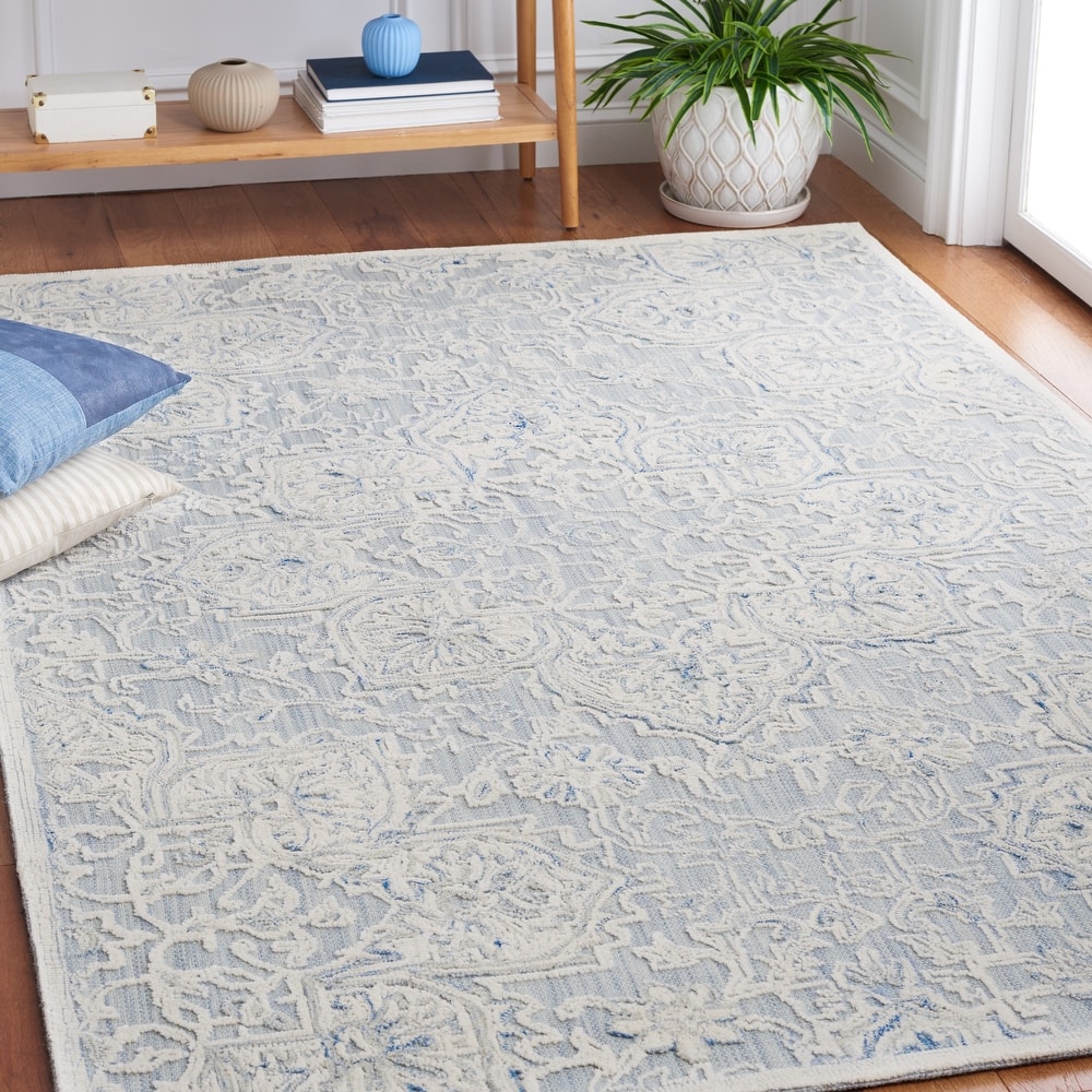 SAFAVIEH Handmade Trace Katina Floral Wool Rug