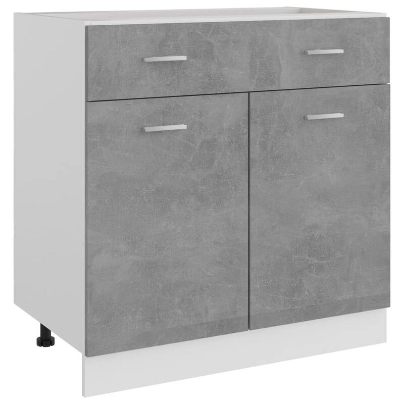 vidaXL Kitchen Cabinet Storage Cupboard Under Sink Organizer Engineered Wood