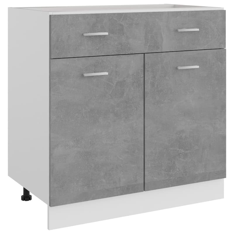 vidaXL Kitchen Cabinet Storage Cupboard Under Sink Organizer Engineered Wood