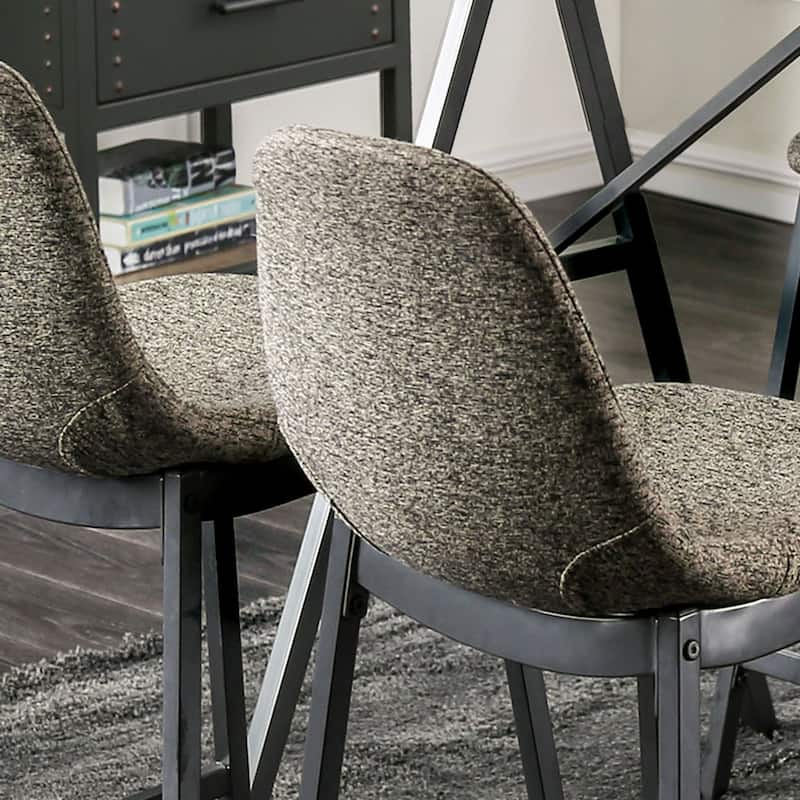 Brno MidCentury Grey Counter Height Chairs (Set of 4) by Furniture of