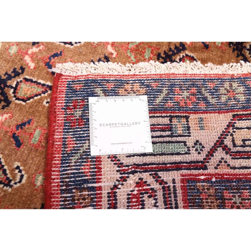 ECARPETGALLERY Hand-knotted Anadol Brown Wool Rug - 3'6 x 10'4