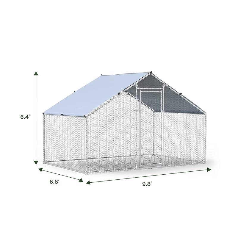 Chicken Coop with Waterproof Anti-UltravioletCover