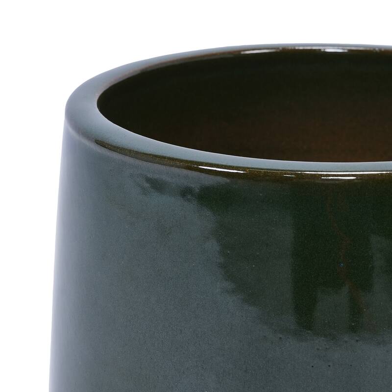 Ceramic Planter Pot for arranging Monstera Fiddle-Leaf Fig, Drainage