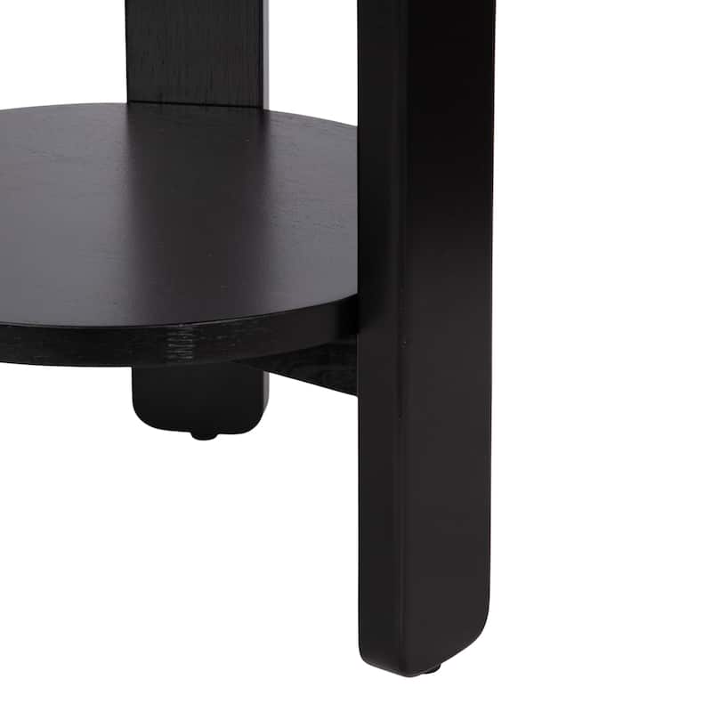 Kate and Laurel Foxford Round Wood Side Table