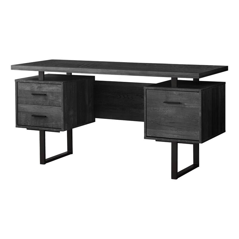 60" Computer Desk with Metal Legs